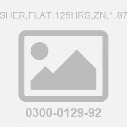 Washer,Flat.125Hrs,Zn,1.870 O